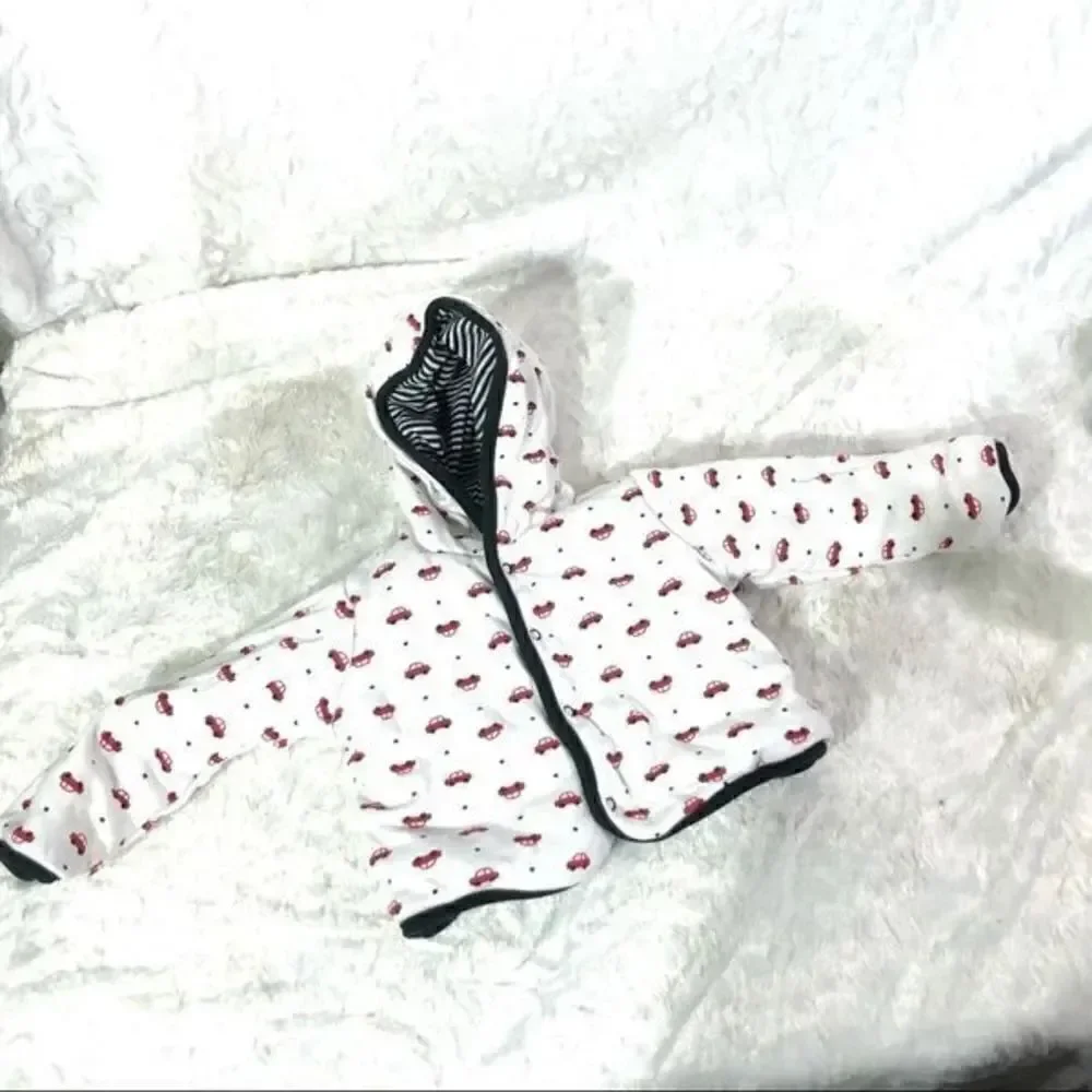 Little Me reversible puffy coat jacket 12 months